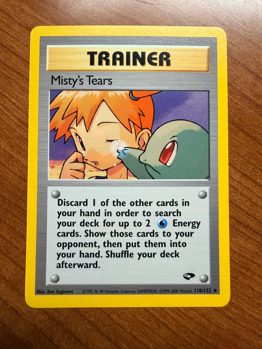 Misty's Tears 118/132 Gym Challenge NM - Red Clay Cache TCG