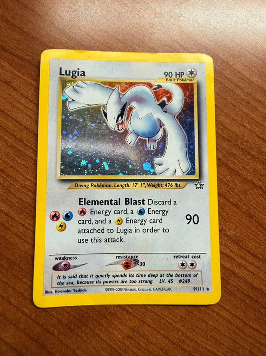 Lugia 9/111 Neo Genesis Holo MP - Red Clay Cache TCG