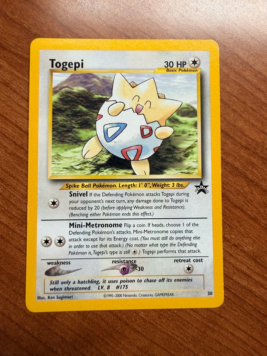 Togepi Black Star Promo NM - Red Clay Cache TCG