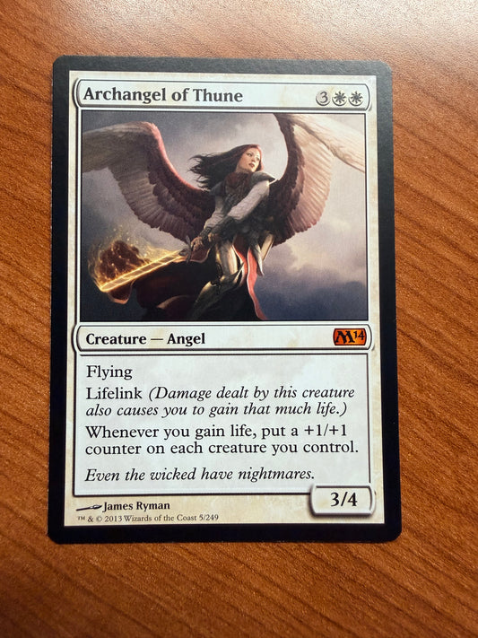 Archangel of Thune M14 NM - Red Clay Cache TCG