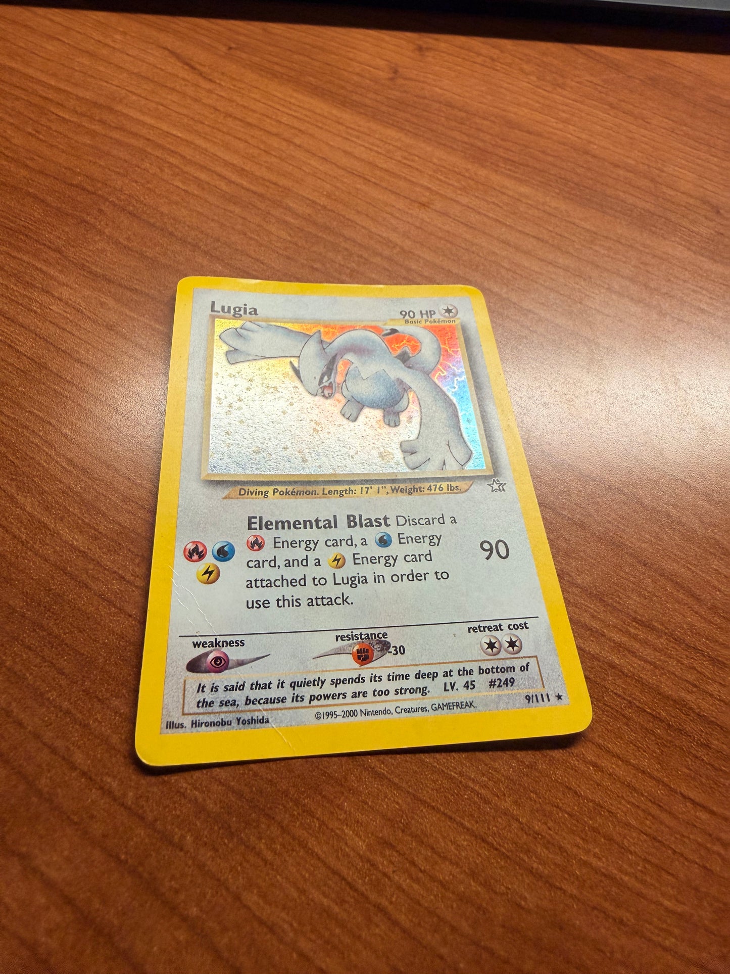 Lugia 9/111 Neo Genesis Holo MP - Red Clay Cache TCG